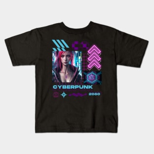 CyberPunk Vibes! Kids T-Shirt